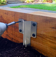 SleeperFit Official Black Timber Railway Sleeper Framola Pergola Screws - Indoor Outdoors
