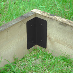 Internal Decorative Corner Railway Sleeper Bracket - Indoor Outdoors
