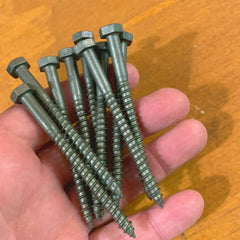 Railway Sleeper Timber Screws 10mm Head MiniPack - Indoor Outdoors