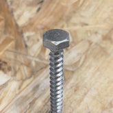 Railway Sleeper Timber Zinc Plated Coach Screws - Indoor Outdoors