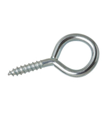 Screw Eye Wall Plugs Timber - Zinc Plated - Indoor Outdoors