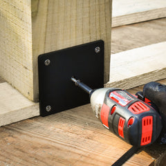 SleeperFit Ultra-Strong Multi-Purpose Joining Plate Flat Bracket - Indoor Outdoors