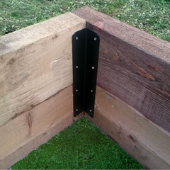 2-Tier Internal & External Corner Railway Sleeper Bracket (Pack of 4)