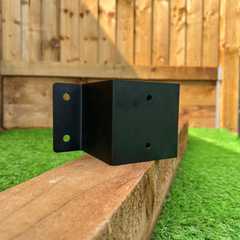 Fence Post to Wall Fixing Bracket for 4" / 100mm Wood