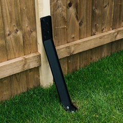 Slanted Fence Post Straightener Bracket & Ground Support Anchor