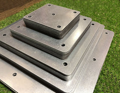 Multipurpose Square Railway Sleeper Joining Brackets - Indoor Outdoors