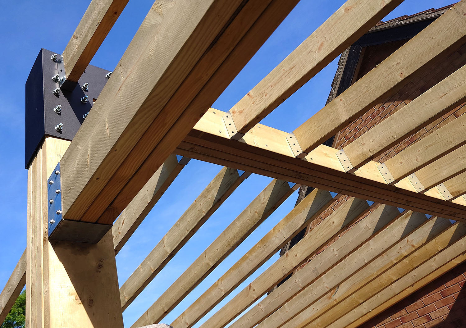 HeavyFix Large Heavy Duty Rafter Brackets - Indoor Outdoors