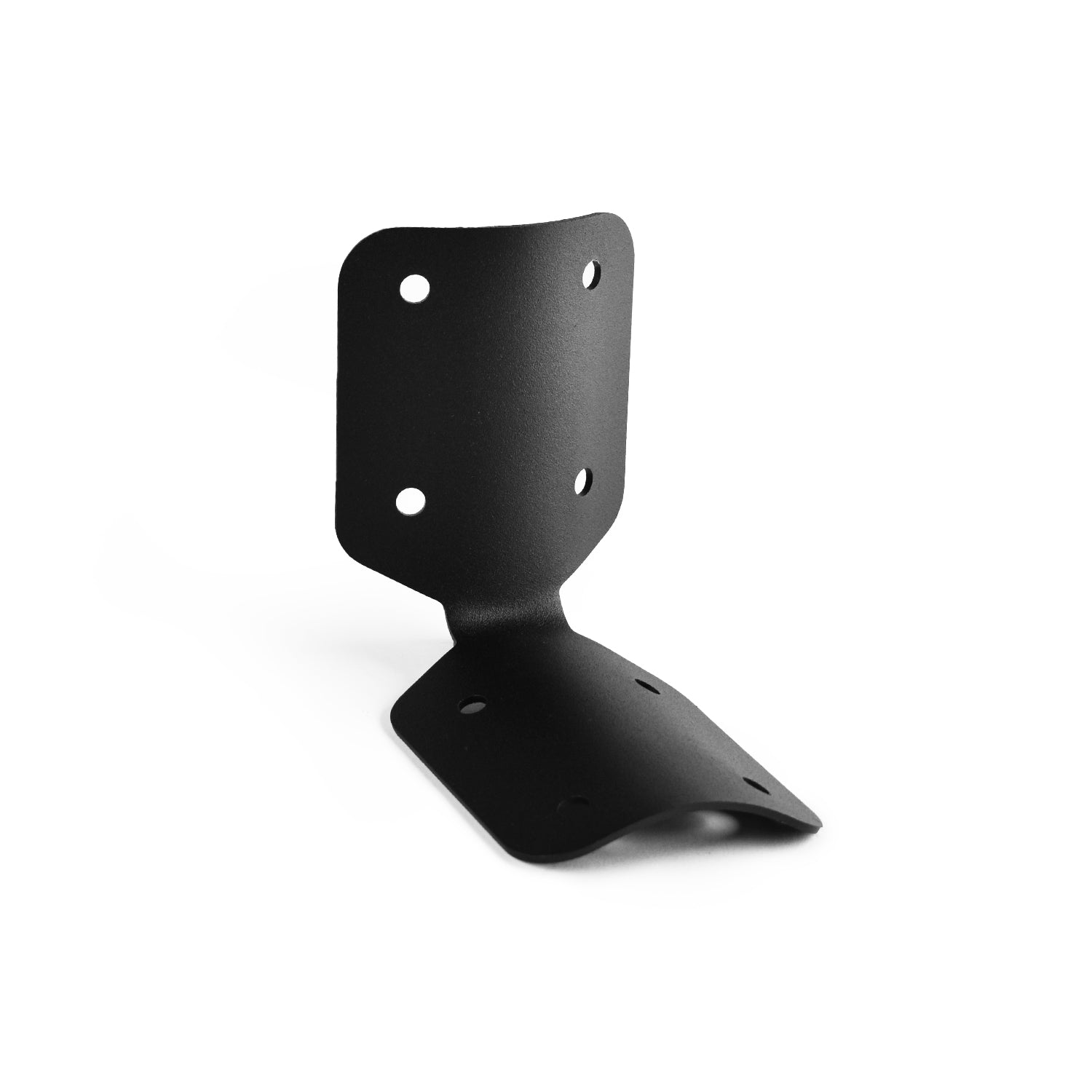 Round Fencing Post Fixing Bracket - Black - Indoor Outdoors (8989166727)