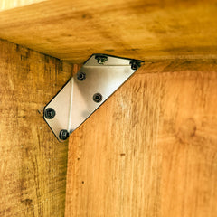 Flanged-Angle 100mm Corner Reinforcement Bracket