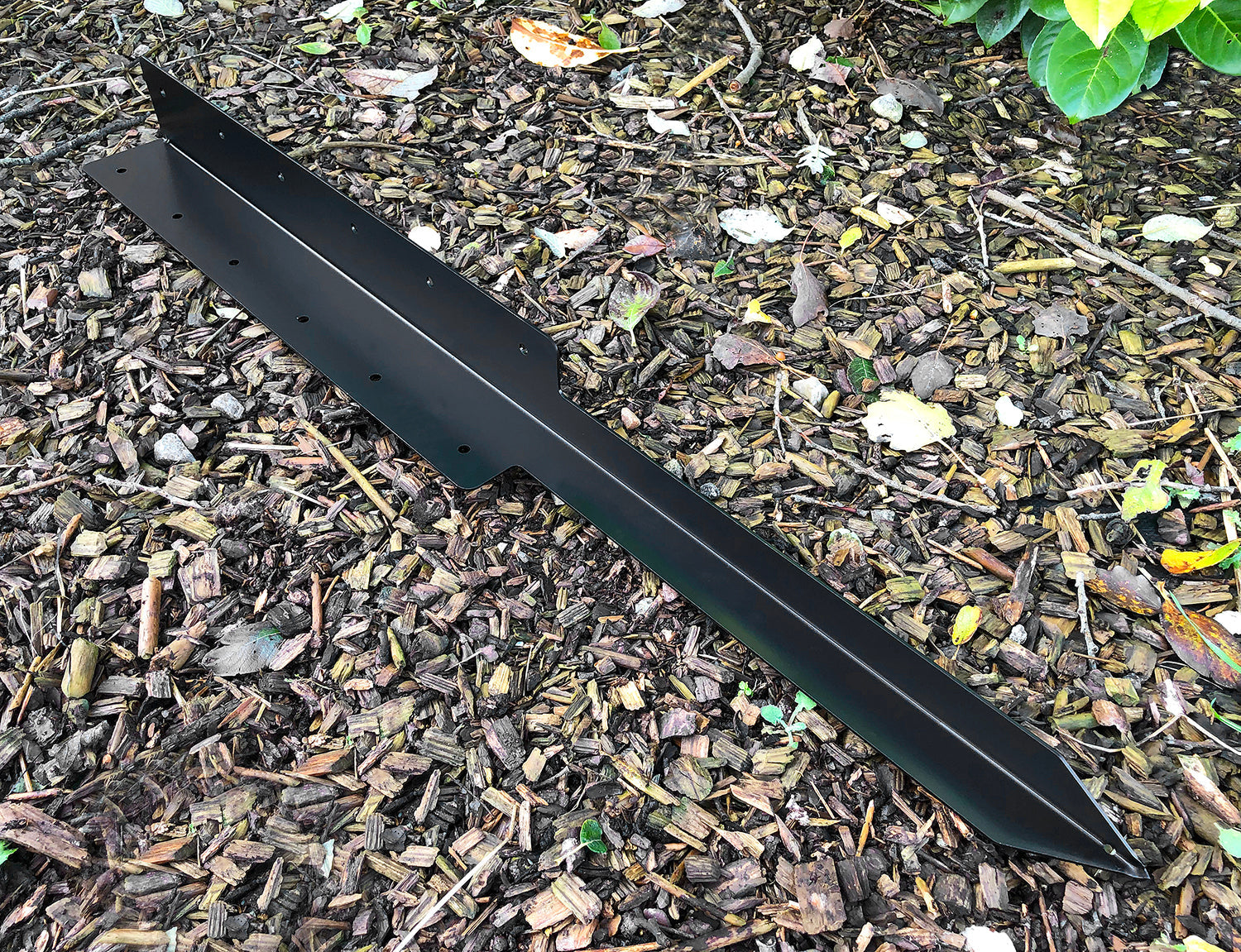 3-Tier Corner Railway Sleeper Bracket With Stake - Indoor Outdoors