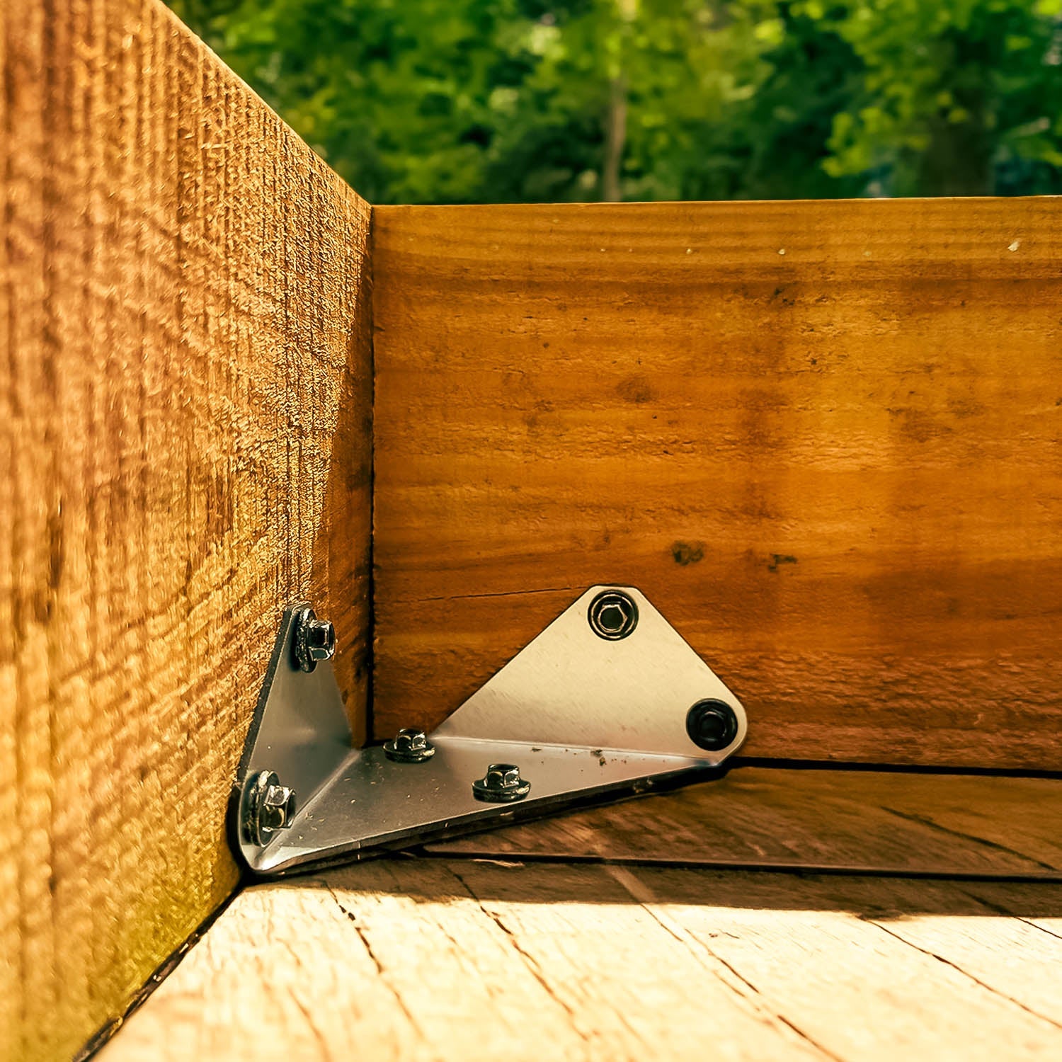 Flanged-Angle 100mm Corner Reinforcement Bracket