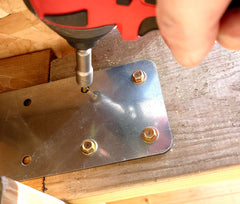 Hex Head EasyDrive Woodscrews for Rafter Bracket Installation - Indoor Outdoors
