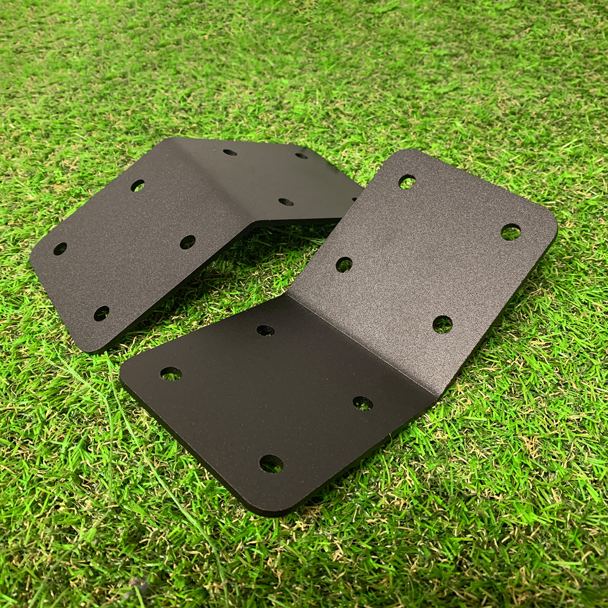 Extra Strong 45° Angled Galvanised Steel Timber Railway Sleeper Bracket - Indoor Outdoors