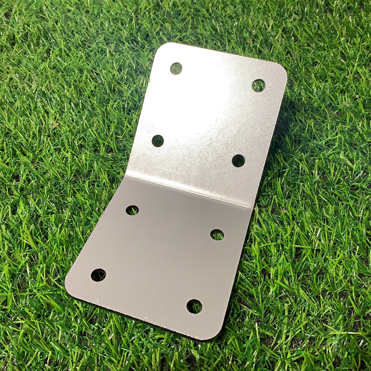 Extra Strong 45° Angled Galvanised Steel Timber Railway Sleeper Bracket - Indoor Outdoors
