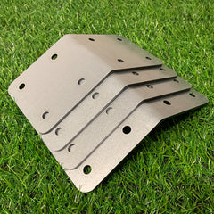 Extra Strong 45° Angled Galvanised Steel Timber Railway Sleeper Bracket - Indoor Outdoors