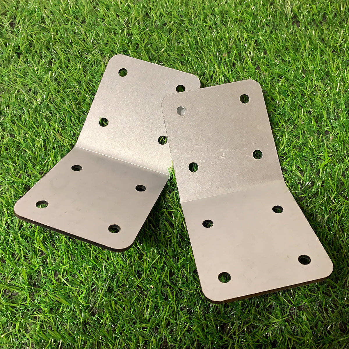 Extra Strong 45° Angled Galvanised Steel Timber Railway Sleeper Bracket - Indoor Outdoors