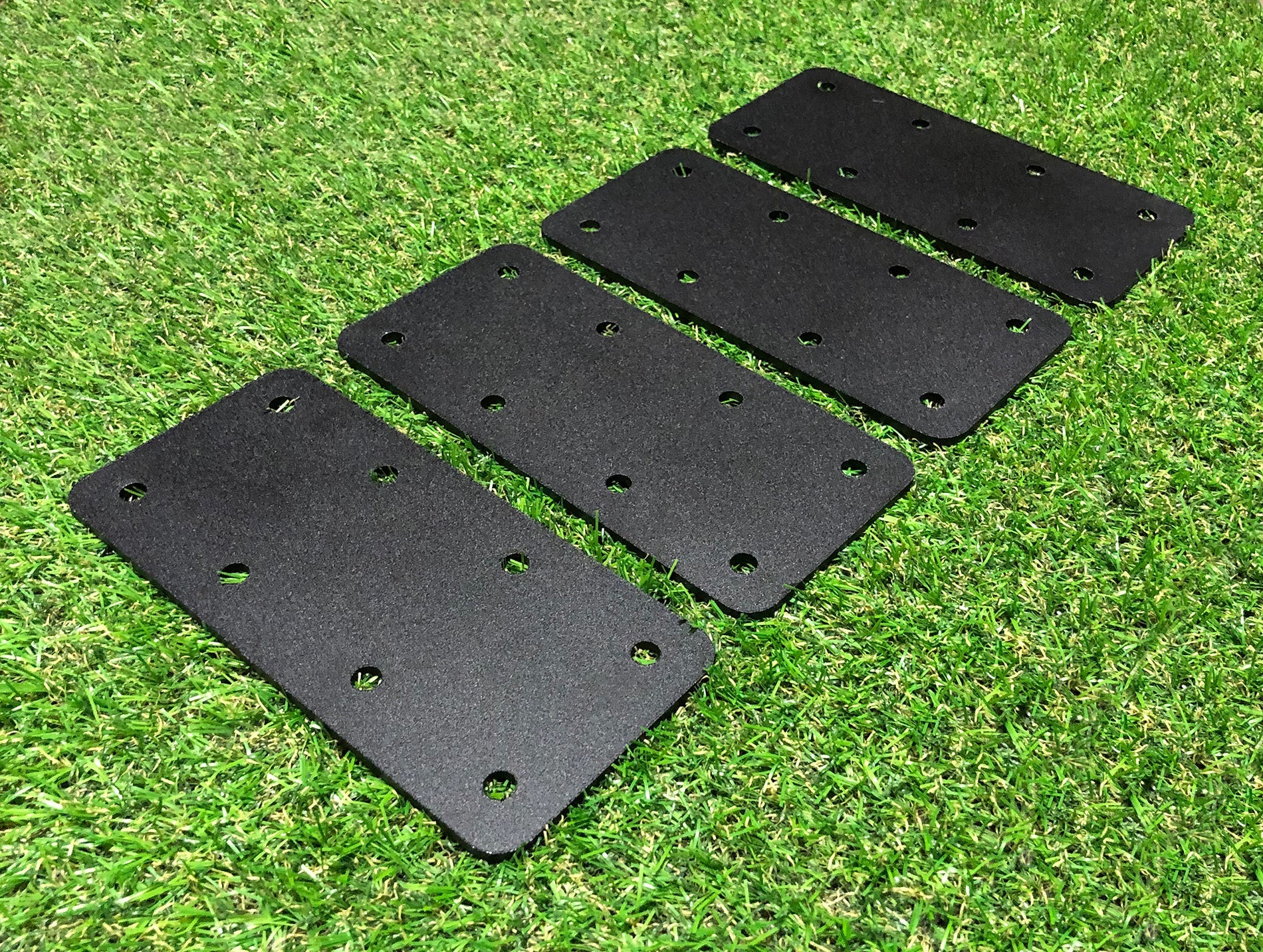 Small Straight Flat Railway Sleeper Brackets - Indoor Outdoors