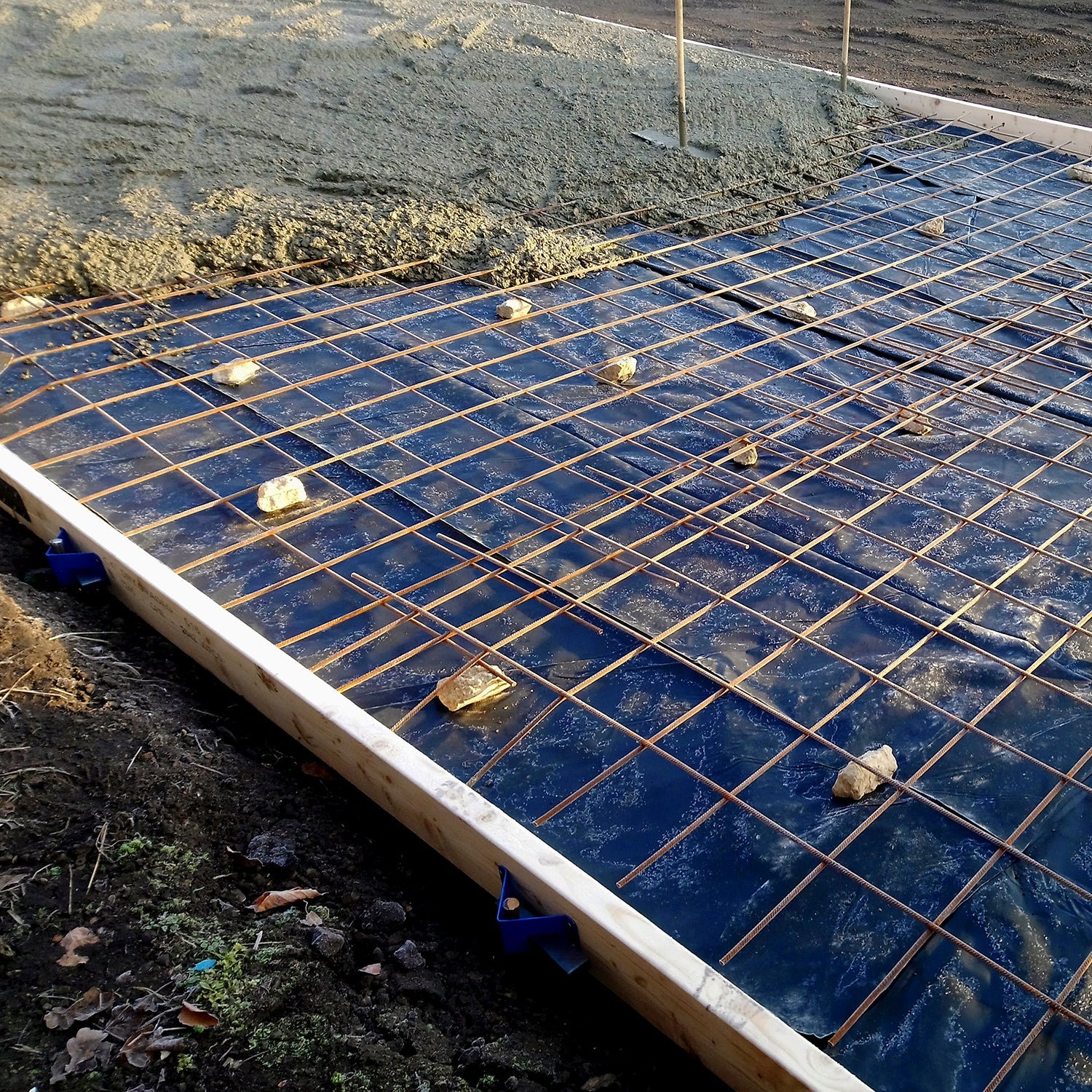 Concrete Road Form for Construction - Bracket, Wedge & Pins - Indoor Outdoors