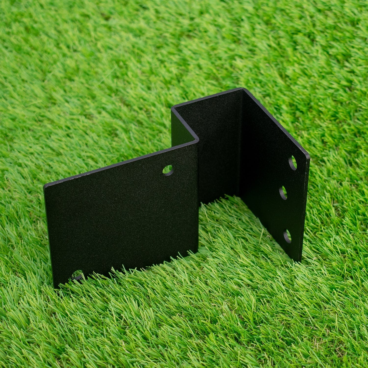 Fence Post Support Bolt-Down Brace & Foot Base Brackets for 3" / 75mm Wood