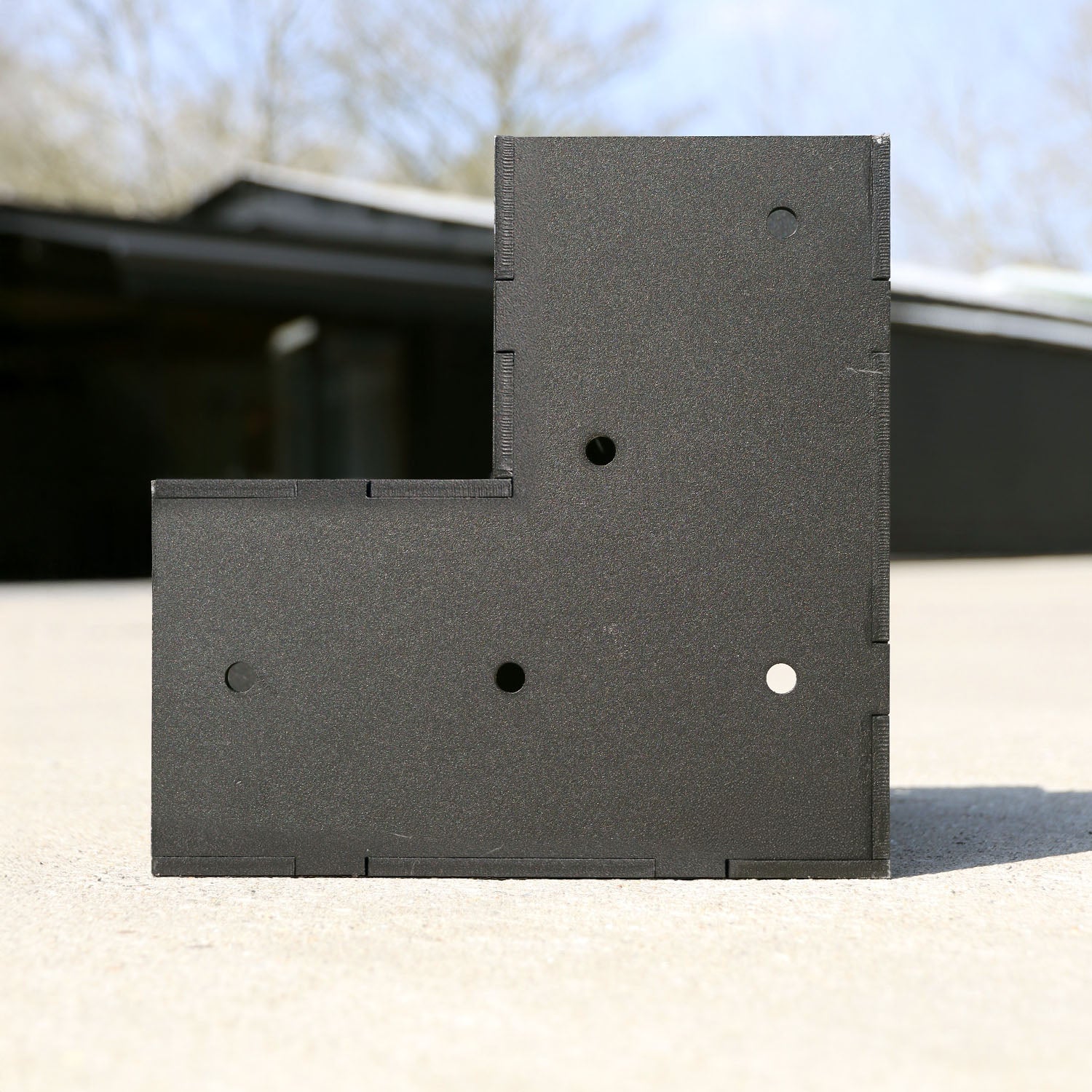 Heavy-Duty Welded Pergola Corner Bracket for 4" / 100mm Wood