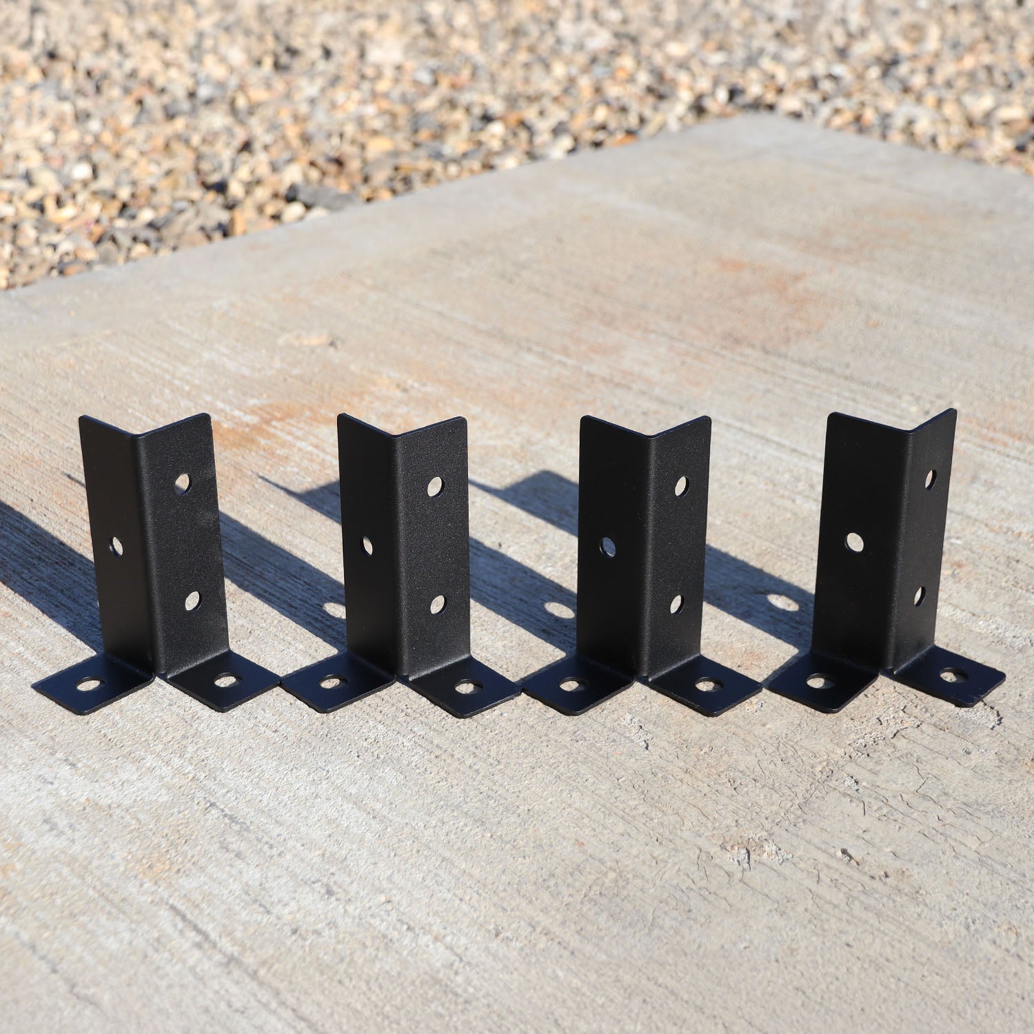 Universal Fence Post Post-to-Floor Fixing Bracket