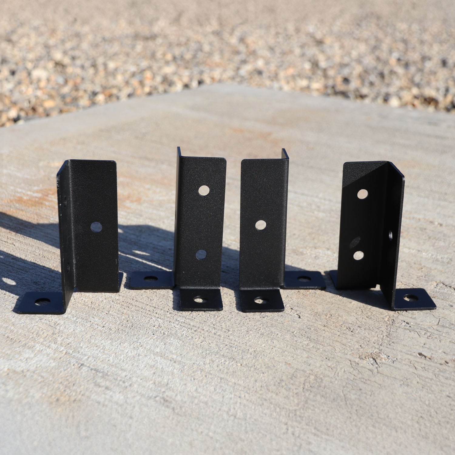Universal Fence Post Post-to-Floor Fixing Bracket