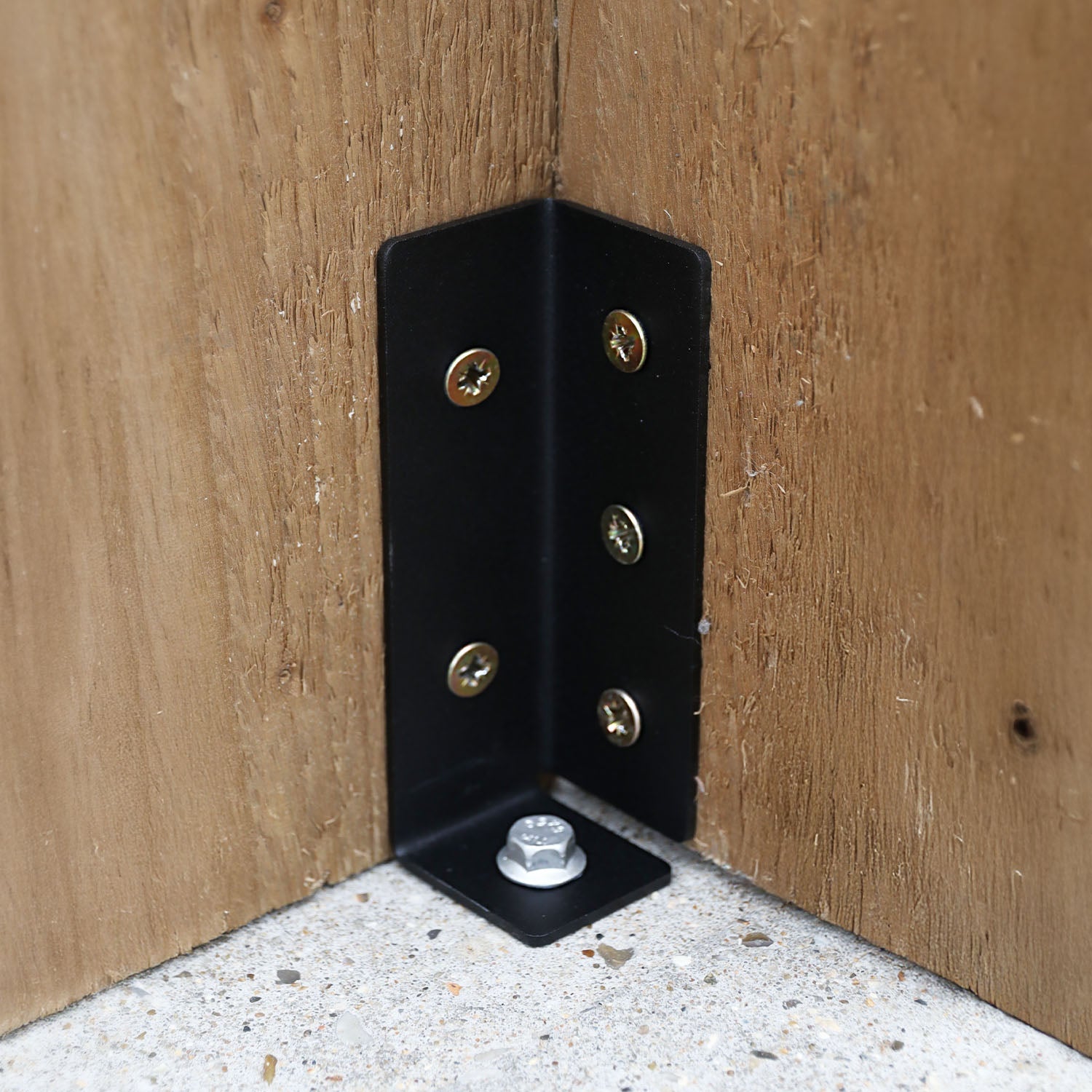 Universal Fence Post Post-to-Floor-to-Wall Fixing Bracket