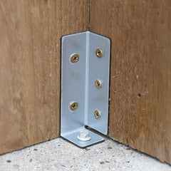 Universal Fence Post Post-to-Floor-to-Wall Fixing Bracket