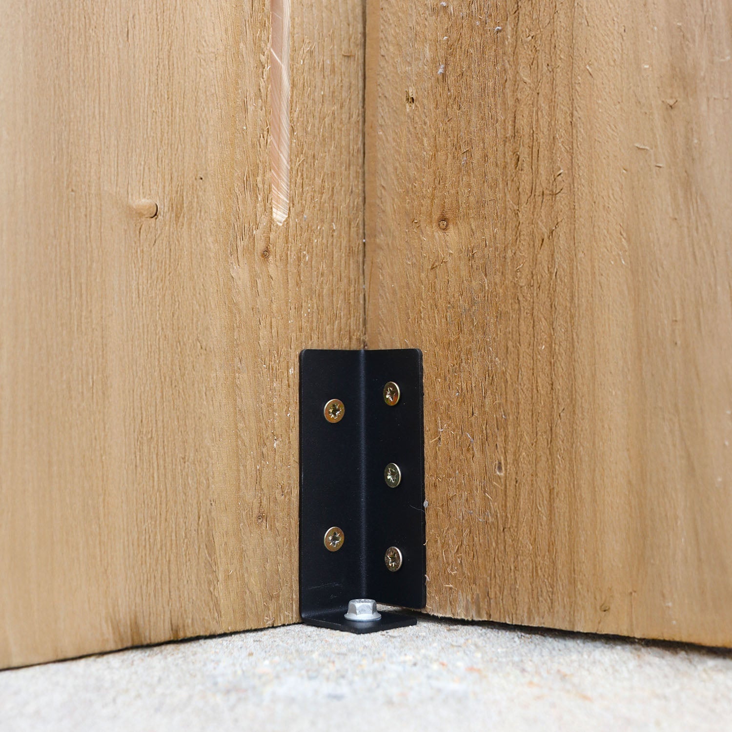 Universal Fence Post Post-to-Floor-to-Wall Fixing Bracket