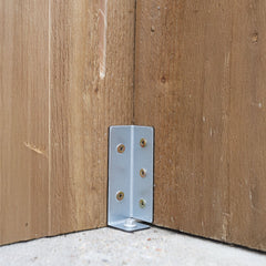 Universal Fence Post Post-to-Floor-to-Wall Fixing Bracket