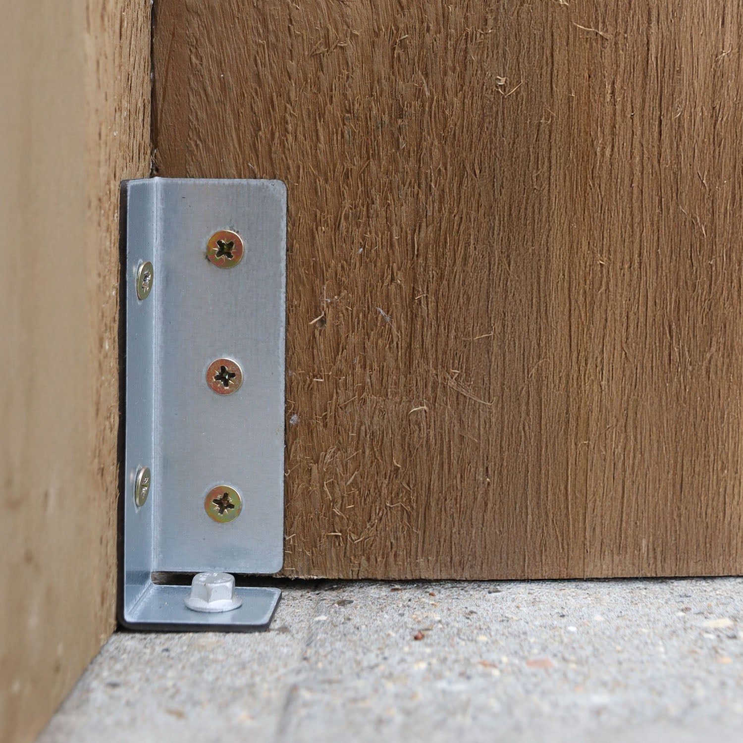 Universal Fence Post Post-to-Floor-to-Wall Fixing Bracket