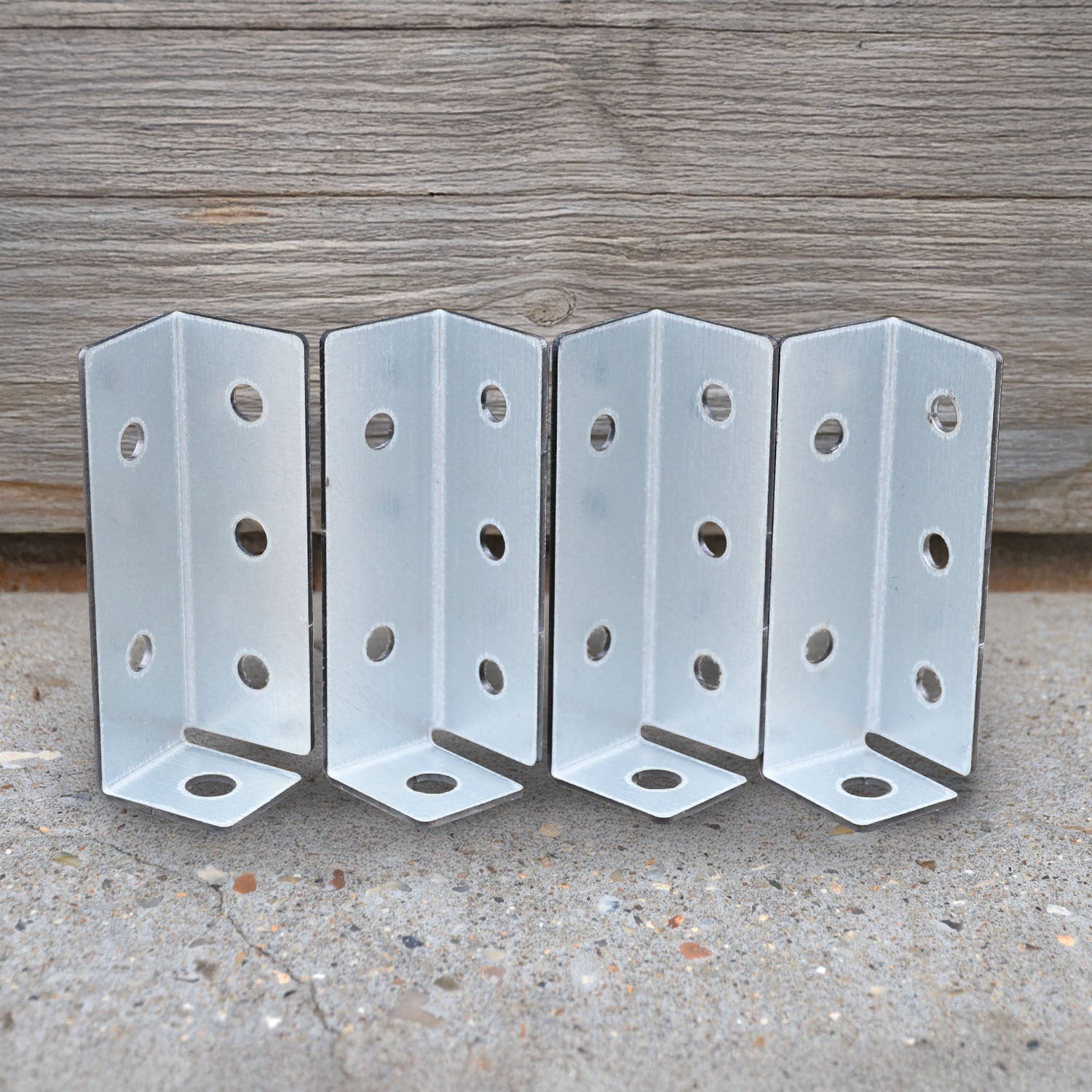 Universal Fence Post Post-to-Floor-to-Wall Fixing Bracket