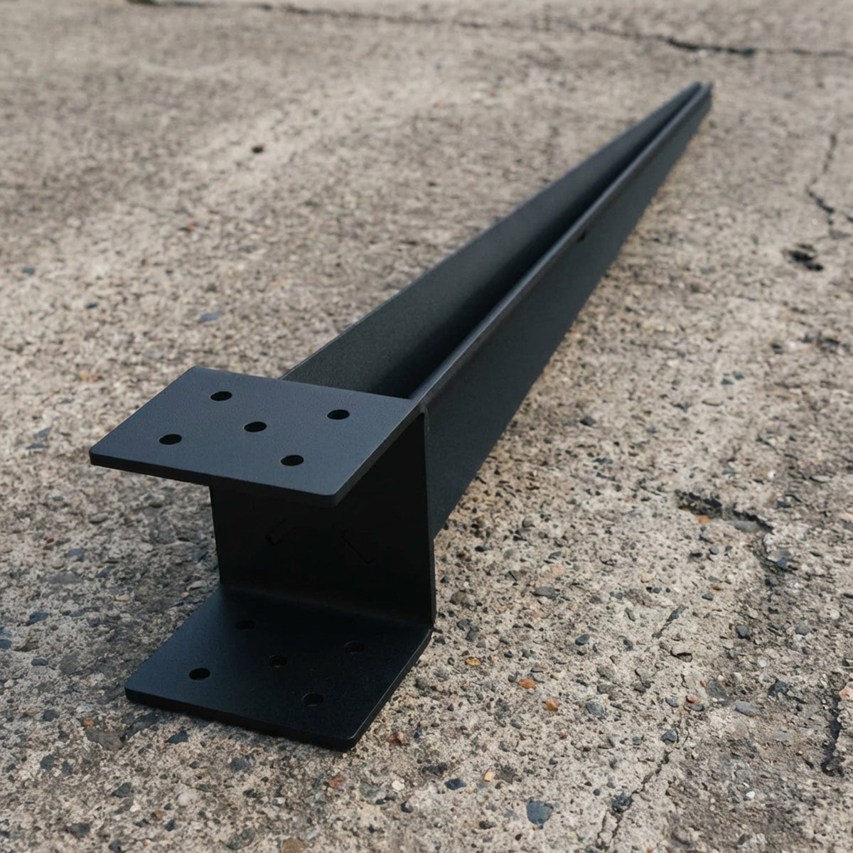 Drive-In Heavy Duty Post Anchor Ground Spike Support Bracket for 6" / 150mm Wood