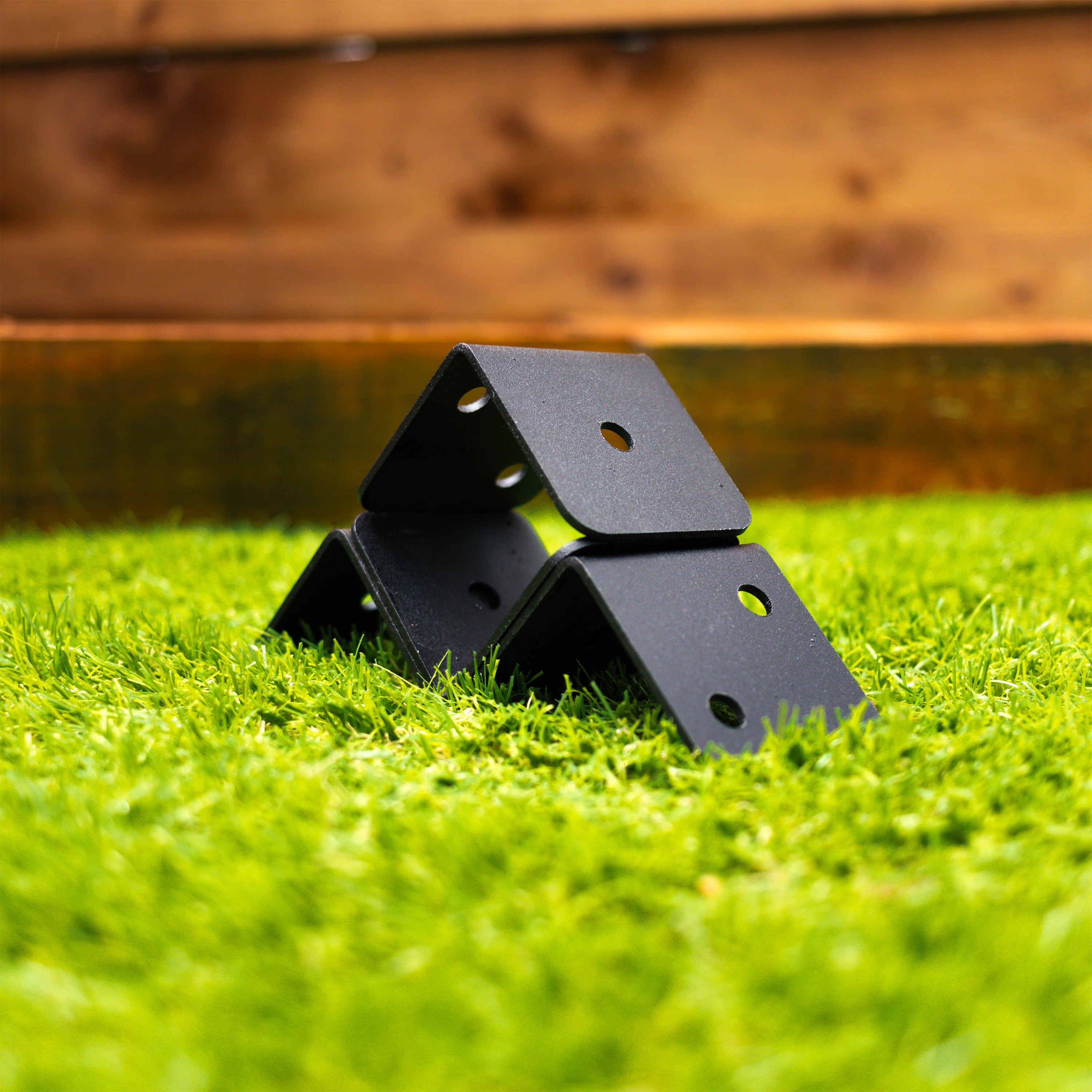 Domino-Style Corner L-Shape Brackets (Pack of 4)