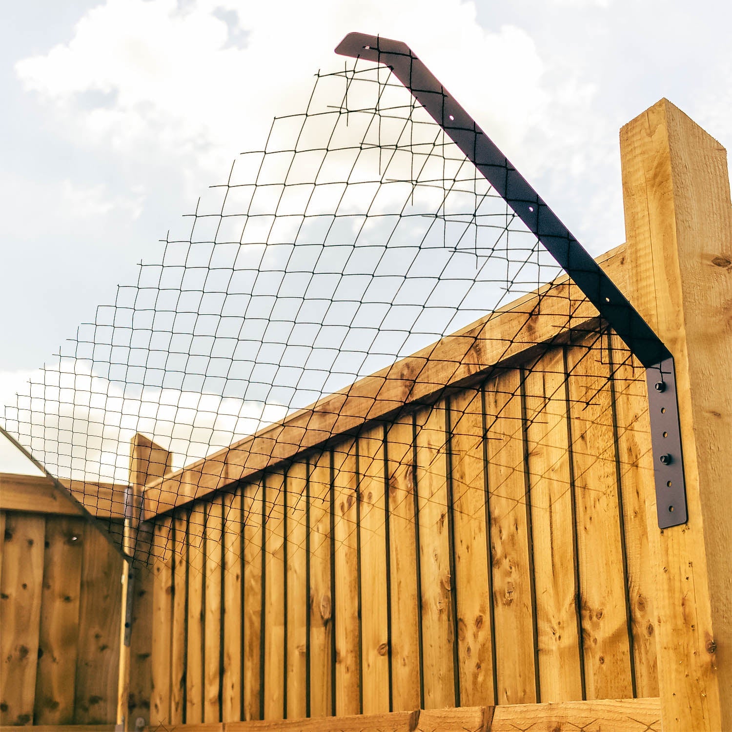 Cat Proof Protection & Enclosure Fence Extension Brackets