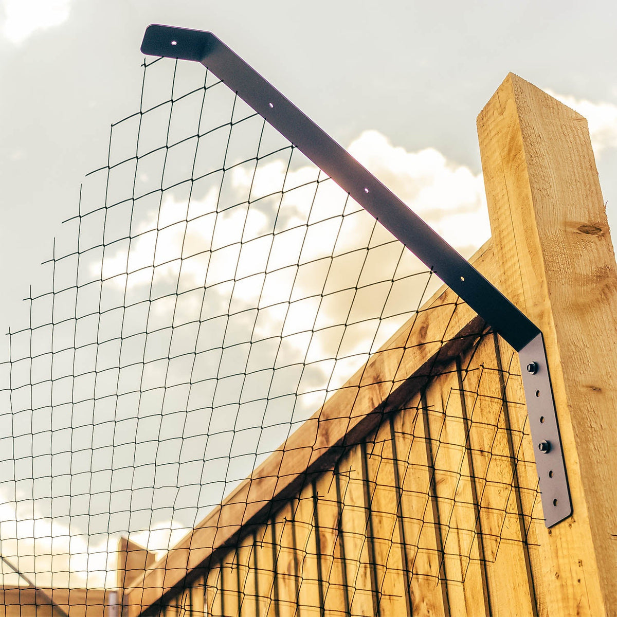 Cat Proof Protection & Enclosure Fence Extension Brackets