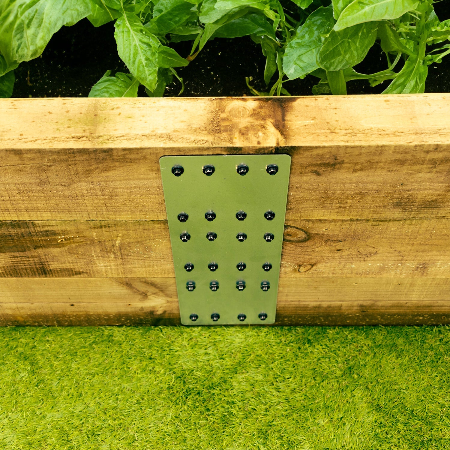 3-Tier Straight Flat Galvanised Steel Railway Sleeper Bracket