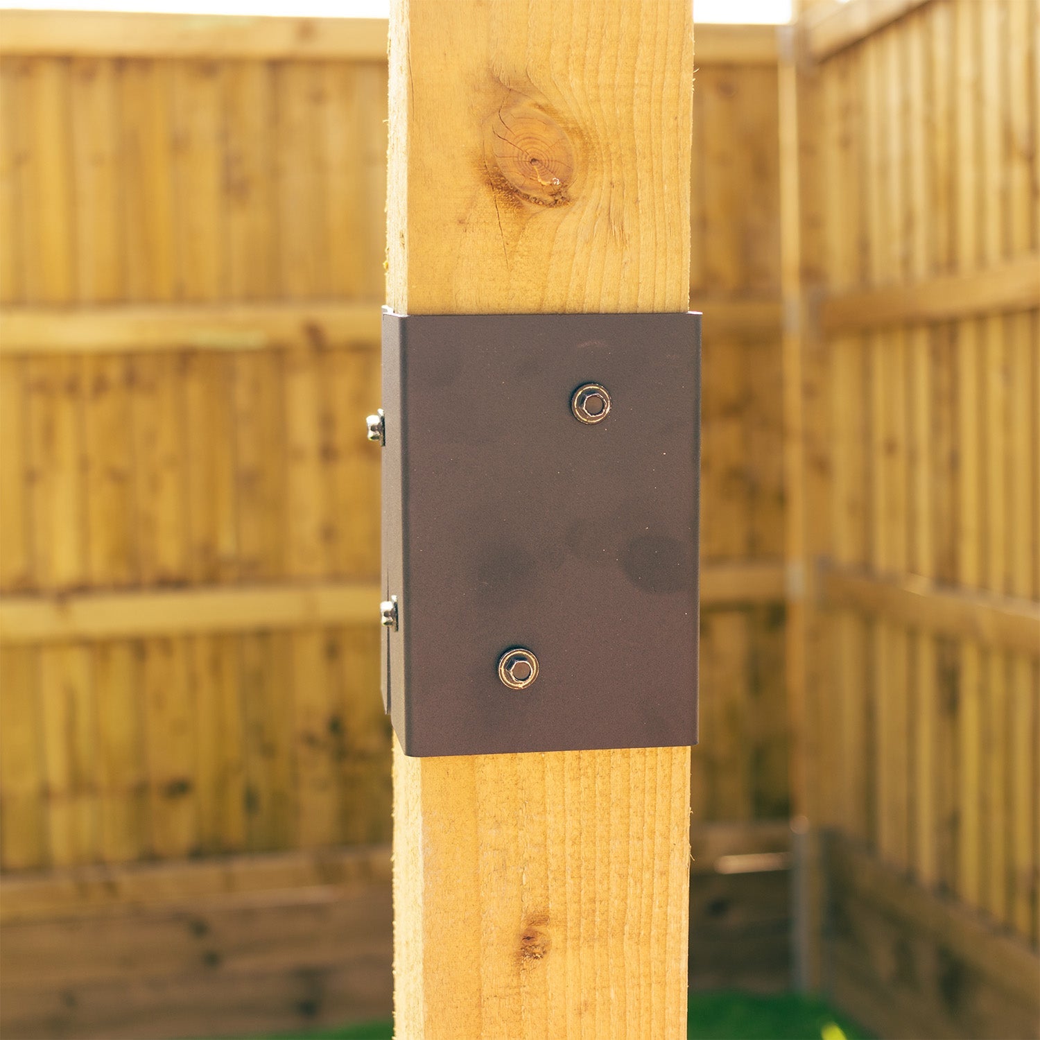 Fence Post Extender Bracket Pairs for 3" / 75mm Wood
