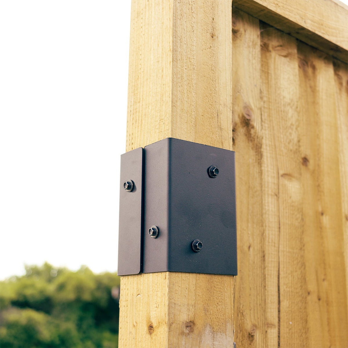 Fence Post Extender Bracket Pairs for 6" / 150mm Wood