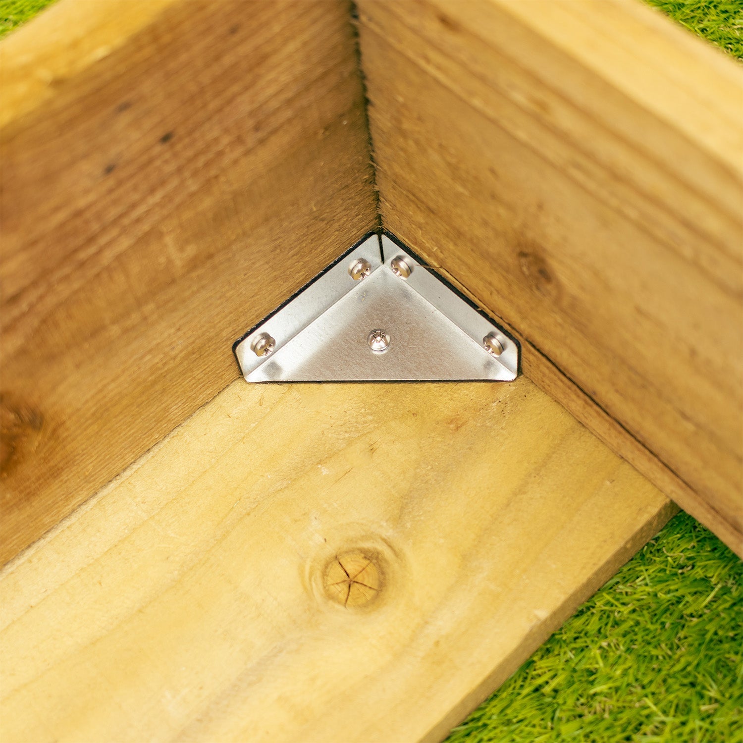 Triangle Steel 60mm Corner Reinforcement Brackets