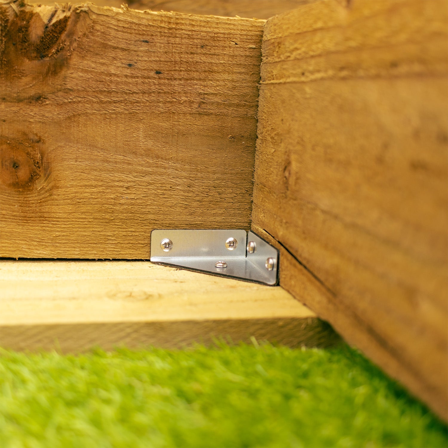 Triangle Steel 60mm Corner Reinforcement Brackets