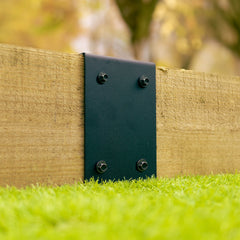 Railway Sleeper Joining Plate Bracket for 8" x 4" Sleepers