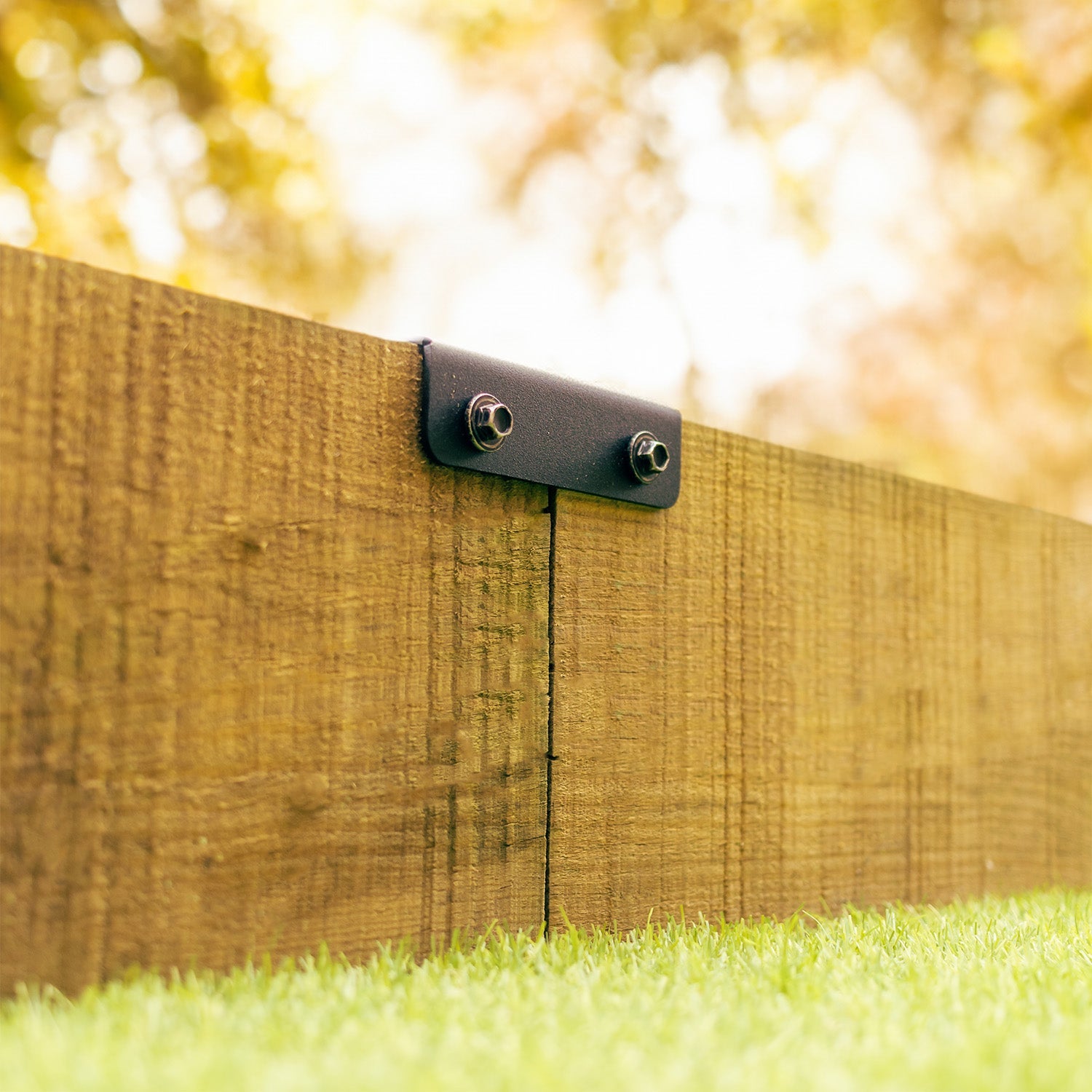 Railway Sleeper Joining Plate Bracket for 6" x 3" Sleepers