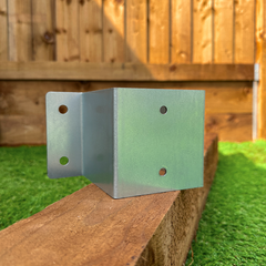 Fence Post to Wall Fixing Bracket for 5" / 125mm Wood
