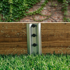 Basic Railway Sleeper Stake Bracket (Pack of 4)