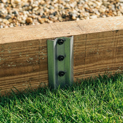 Basic Railway Sleeper Stake Bracket (Pack of 4)
