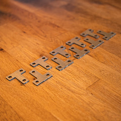 Universal CLS & Timber Bracket - 100 x 100mm Flat T-Plate Mending Bracket (Pack of 10)