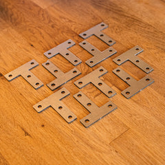Universal CLS & Timber Bracket - 60 x 60mm Flat T-Plate Mending Bracket (Pack of 10)